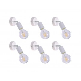 77-8858 SE 137-1AW (x6) Soma Packet White adjustable spotlight