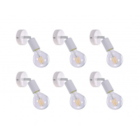 77-8858 SE 137-1AW (x6) Soma Packet White adjustable spotlight