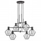 77-8877 SE21-BL-100-GR1 ADEPT PENDANT Black Metal Pendant Black Metal Grid