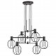 77-8878 SE21-BL-100-GR2 ADEPT PENDANT Black Metal Pendant Black Metal Grid