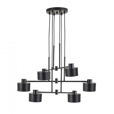 77-8879 SE21-BL-100-MS1 ADEPT PENDANT Black Metal Pendant Black Metal Shade