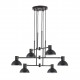 77-8881 SE21-BL-100-MS3 ADEPT PENDANT Black Metal Pendant Black Metal Shade