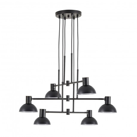 77-8881 SE21-BL-100-MS3 ADEPT PENDANT Black Metal Pendant Black Metal Shade
