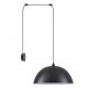 77-8890 SE21-BL-B10-BL1W-MS50 ADEPT PENDANT Black Metal Shade Wall Lamp