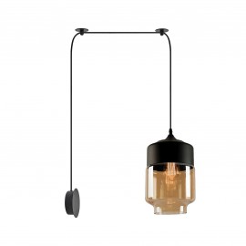 77-8900 SE21-HN-18-30-BL1W+ GABY Honey Glass Pendant