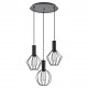 77-8905 SE21-BL-4-3BL-GR12 ADEPT FLEX Black Pendant Black Metal Grid