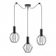 77-8909 SE21-BL-4-BL3-GR12 ADEPT FLEX Black Pendant Black Metal Grid