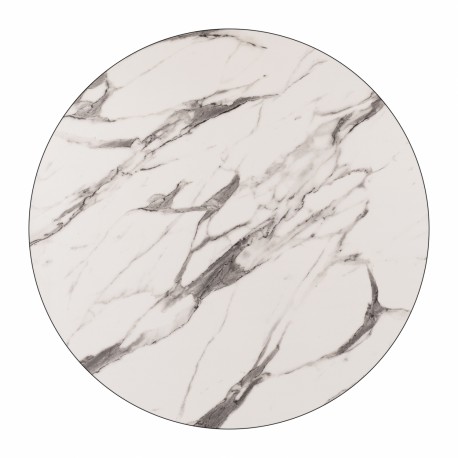 ΕΠΙΦΑΝΕΙΑ ΤΡΑΠΕΖΙΟΥ HPL HM5841.11 MARBLE WHITE-GREY Φ60 εκ. ΠΑΧΟΥΣ 12mm.