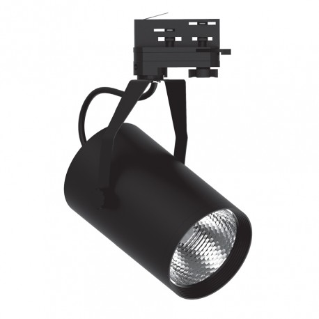 T00901-BL InLight Σποτ τριφασικής ράγας LED 30W 3000K σε μαύρη απόχρωση D:10cmX28cm (T00901-BL)
