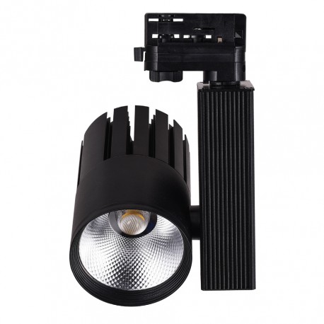 T00801-BL InLight Σποτ τριφασικής ράγας LED 10W 3000K σε μαύρη απόχρωση D:10cmX20cm (T00801-BL)