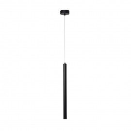 4018-BL InLight Κρεμαστό φωτιστικό LED 5W 3000K σε μαύρη απόχρωση D:50cm (4018-BL)