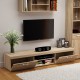 TO-DAMTV2K Έπιπλο TV Damis 200x45x39εκ Με MDF Διακόσμηση Sonoma