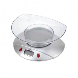 400379 Ζυγαριά Κουζίνας PRKS-40379 Primo Με Μπωλ 0.7L 5kg Silver