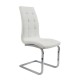 300-043 Καρέκλα Semina Λευκό 42 x 43 x 101 42x43x101 εκ.