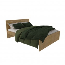 11641501 Κρεβάτι διπλό Ιριδα (για στρώμα 190x140) Κυπαρισσί Νο.13 90 x 197 x 150 cm