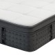 100-000020 Στρώμα Luxury pakoworld pocket spring+gel memory foam+latex διπλής όψης aloe vera 34-36cm 160x200εκ