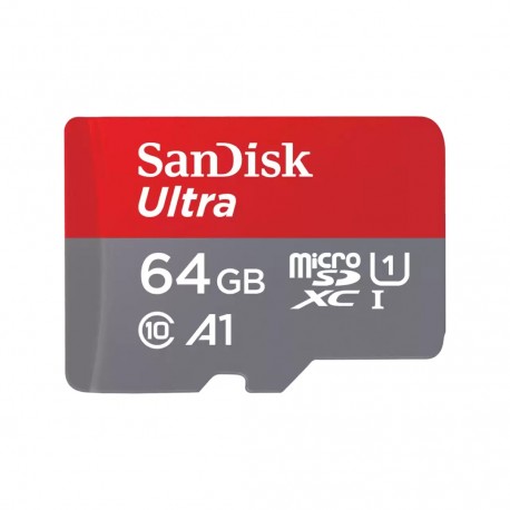 532615 SanDisk SDSQUAB-064G-GN6MA Ultra microSDXC 64GB + SD Adapter 140MB/s  A1 Class 10 UHS-I
