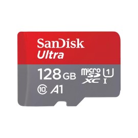 532616 SanDisk SDSQUAB-128G-GN6MA Ultra microSDXC 128GB + SD Adapter 140MB/s  A1 Class 10 UHS-I