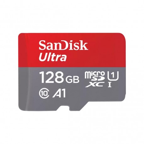 532616 SanDisk SDSQUAB-128G-GN6MA Ultra microSDXC 128GB + SD Adapter 140MB/s  A1 Class 10 UHS-I