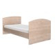 0102.GM02 Oscar πολυμορφικό βρεφικό κρεβάτι 60x120εκ.  με αλλαξιέρα Blond Oak / White μετατρεπόμενο σε μονό κρεβάτι & συρταριέρα