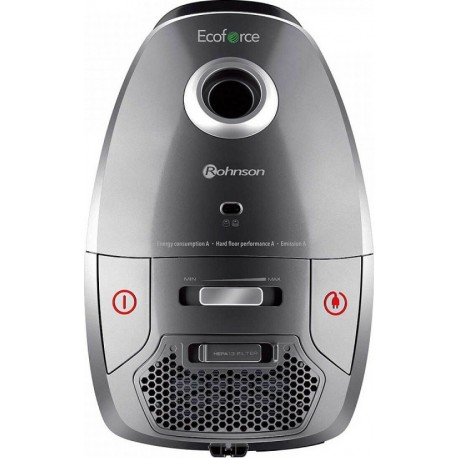 ROHNSON R-137 ECO FORCE ΗΛΕΚΤΡΙΚΗ ΣΚΟΥΠΑ ΜΕ ΣΑΚΟΥΛΑ ΓΚΡΙ 4LT 800W