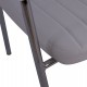 ΚΑΡΕΚΛΑ QUESTA ΜΕ ΜΠΡΑΤΣΑ HM1070.02 ΛΕΥΚΗ 56,5x59x85 cm