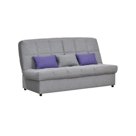 MM3110412 CLICK NEW Τριθέσιος καναπές κρεβάτι με αποθηκευτικό χώρο γκρι