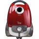 IZZY AC1108 RED FORCE ΗΛΕΚΤΡΙΚΗ ΣΚΟΥΠΑ ΜΕ ΣΑΚΟΥΛΑ 1,4LT 700W ΚΟΚΚΙΝΗ A