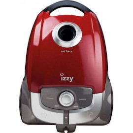 IZZY AC1108 RED FORCE ΗΛΕΚΤΡΙΚΗ ΣΚΟΥΠΑ ΜΕ ΣΑΚΟΥΛΑ 1,4LT 700W ΚΟΚΚΙΝΗ A