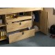 0104.GM04 Mael πολυμορφικό υπερυψωμένο κρεβάτι all-in-one με σκάλα, γραφείο, βιβλιοθήκη & ντουλάπα 246x97x138εκ.  Viking brown o