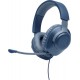 JBL Quantum 100 Over Ear Gaming Headset με σύνδεση 3.5mm Μπλε
