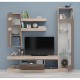 Σύνθετο σαλονιού Alania 190x40x190 DIOMMI 33-053