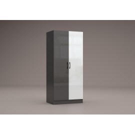 Διπλή ντουλάπα ξύλινος Apolo1 80x52x181 DIOMMI 33-314