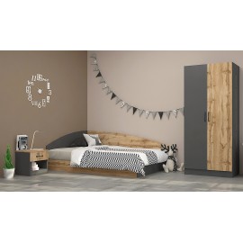 Σετ κρεβατοκάμαρας Apolo1 120x190 DIOMMI 33-066