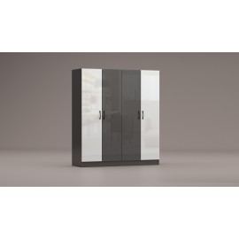 Τετράφυλλη ντουλάπα Apolo6 160x52x181 DIOMMI 33-142