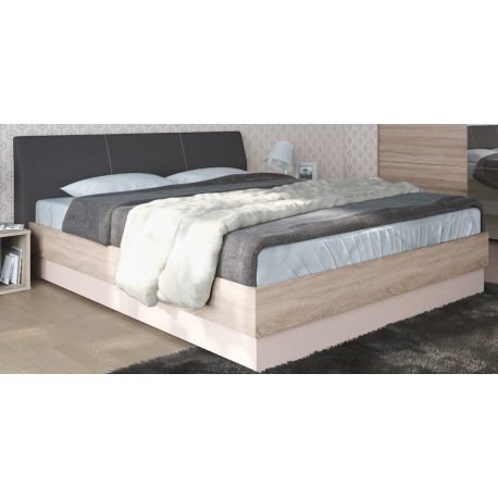 Κρεβάτι ξύλινο με δερμάτινη/ύφασμα FAVORITE 180x200 DIOMMI 45-228