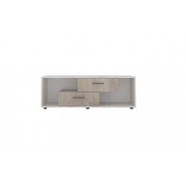 Σύνθετο ξύλινο Viva M5 δρυς βλανκο/δρισ νορτε 130x46x45 DIOMMI 33-340