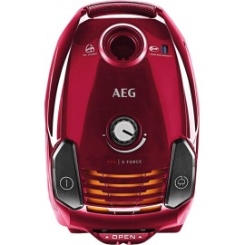 AEG VX6-2-RR Ηλεκτρική Σκούπα 800W με Σακούλα 3.5lt Κόκκινη