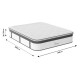 100-000026 Στρώμα Utopia pakoworld pocket spring με ανώστρωμα aloe vera 30-32cm 140x200εκ