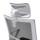 069-000006 Καρέκλα γραφείου διευθυντή Batman με ύφασμα mesh μαύρο - λευκό πλαίσιο