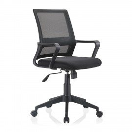 500-021 Καρέκλα Γραφείου Addie Μαύρο 59 x 61 x 90-100 59x61x90-100 εκ.