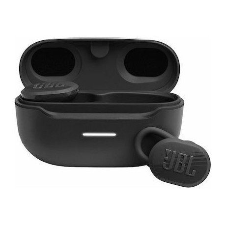 JBL Endurance Race In-ear Bluetooth Handsfree Ακουστικά με Αντοχή στον Ιδρώτα και Θήκη Φόρτισης Μαύρα