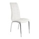 300-062 Καρέκλα Amelia Λευκό 42 x 43 x 95 42x43x95 εκ.
