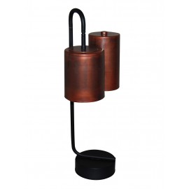 77-3993 HL-3567-2P BRODY OLD COPPER & BLACK TABLE LAMP