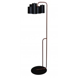 77-3995 HL-3566-1F BRODY BLACK & OLD COPPER FLOOR LAMP