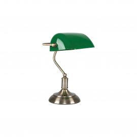 77-4373 879-1T CAMERON, TABLE LAMP WITH GREEN GLASS Β2
