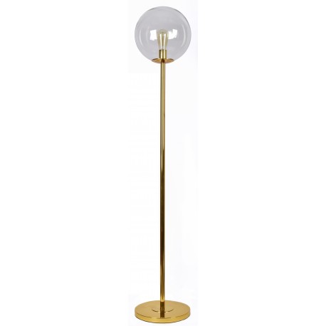 77-4480 SE 3000-1 GOLD FLOOR LAMP GLOBE CLEAR 1B2