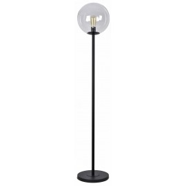 77-4481 SE 3000-1 BLACK FLOOR LAMP GLOBE CLEAR 1B2