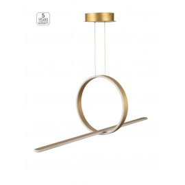 77-8120 SE LED 120 MILEA PENDANT GOLD MAT Α5