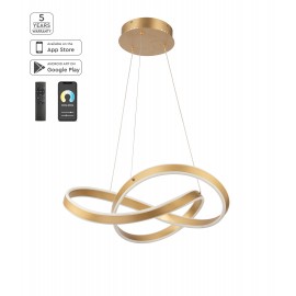 77-8121 SE LED SMART 60 MILEA PENDANT GOLD MAT Α5